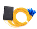 тип Splitter коробки ABS 1*4 1*8 PLC оптического волокна с соединителем SC/APC