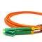 кабель заплаты многорежимного волокна 50 125 0.3dB Lc Lc двухшпиндельный