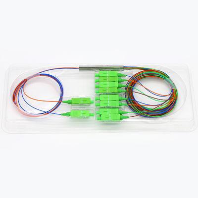 оптическое волокно Splitter стальной трубки 4.3dB 2x8 пассивное