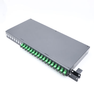 Тип Splitter 1x16 0.5m держателя шкафа черноты SMF-28e